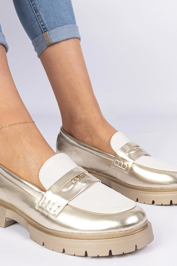 Zelti mokasīni sievietēm ar... 2