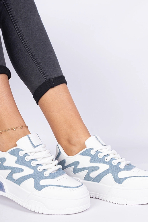 Lasata zili sporta apavi sievietēm ar... Lasata zili sporta apavi sievietēm ar...