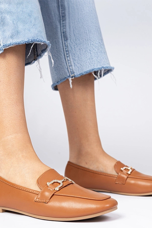 Brūni eleganti mokasīni ar...