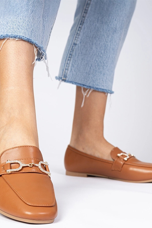 Brūni eleganti mokasīni ar...