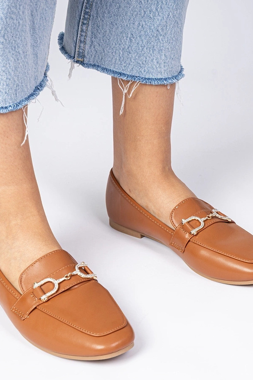 Brūni eleganti mokasīni ar...