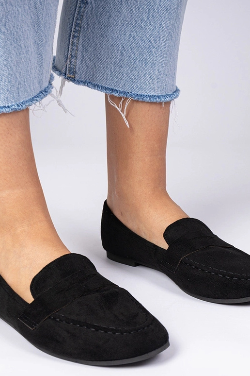 Melni eleganti mokasīni ar Palmarina