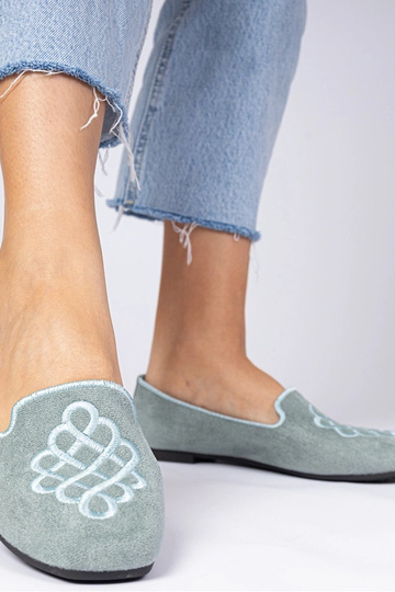 Zaļi sieviešu balerīnas no... 2