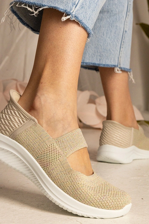 Bēšas tenisa kedas ar reljefu Muratti