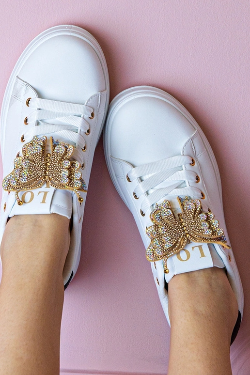 Balti un melni sporta apavi ar...