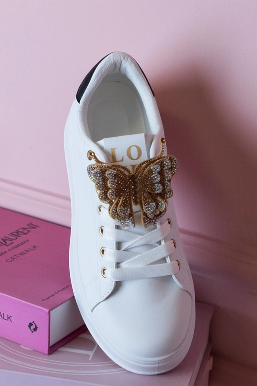 Balti un melni sporta apavi ar...