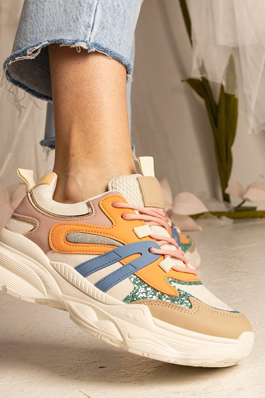 Oranži sporta apavi sievietēm ar...