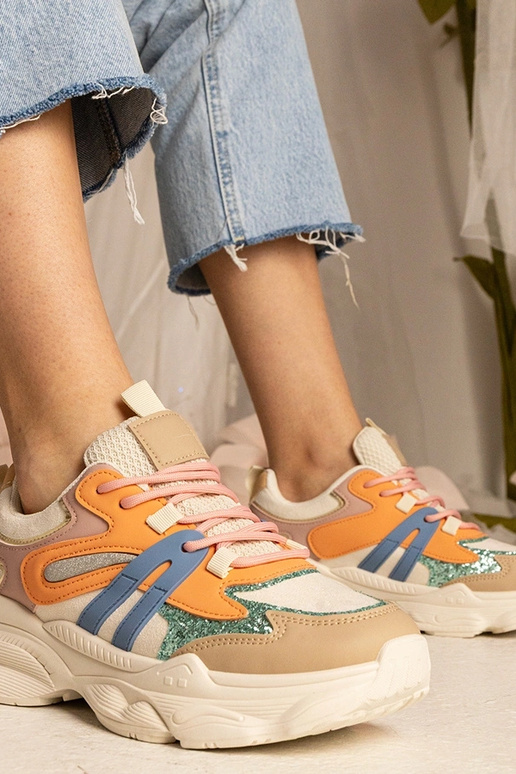 Oranži sporta apavi sievietēm ar...