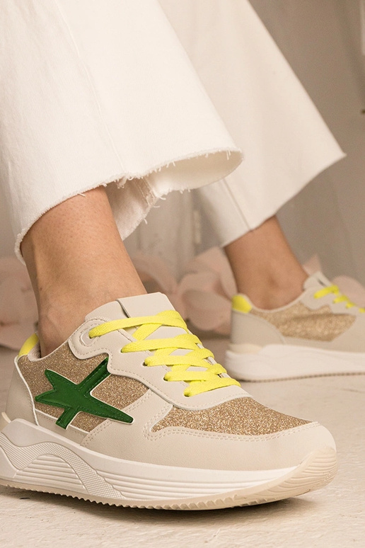 Bēši sporta apavi sievietēm ar...