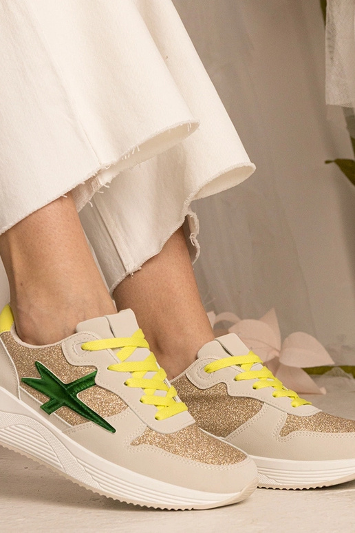 Bēši sporta apavi sievietēm ar...