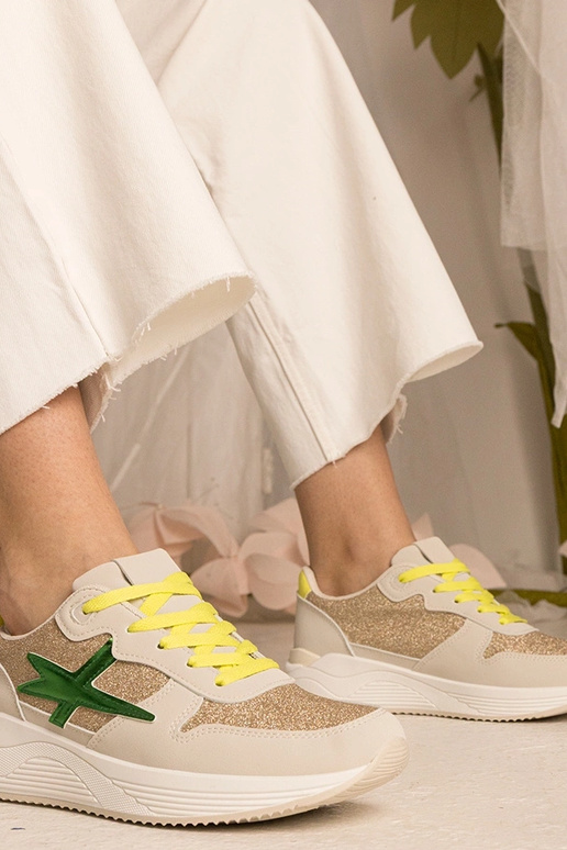 Bēši sporta apavi sievietēm ar...