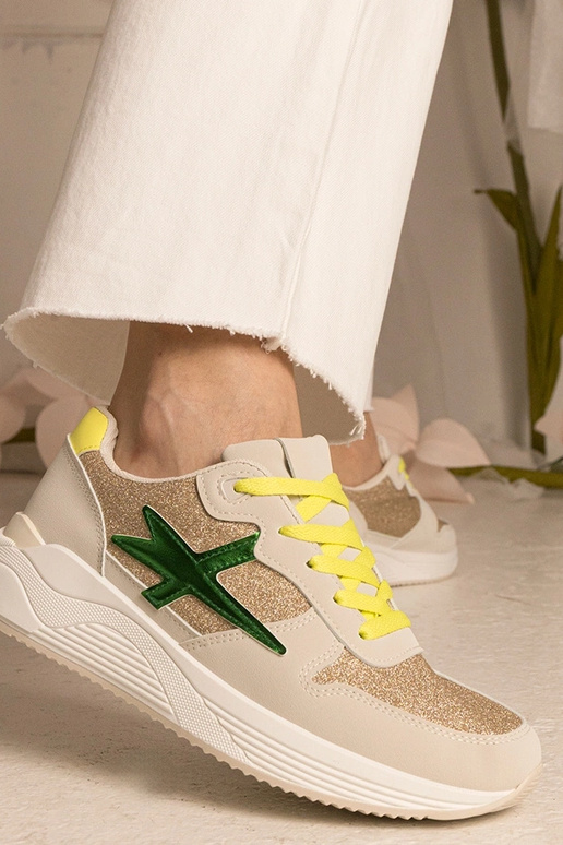 Bēši sporta apavi sievietēm ar...