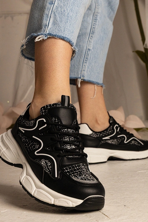 Melni sporta apavi sievietēm Maurita