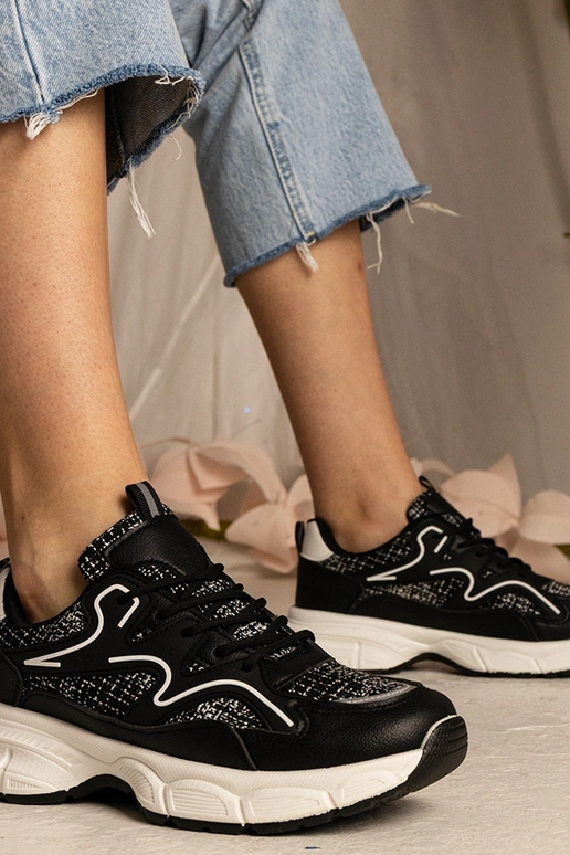 Melni sporta apavi sievietēm Maurita