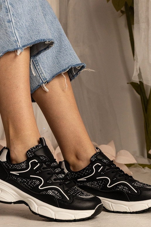 Melni sporta apavi sievietēm Maurita