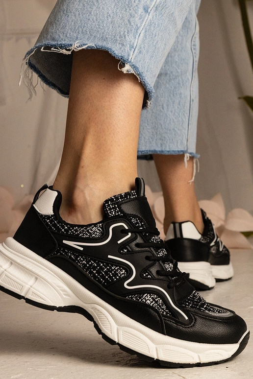 Melni sporta apavi sievietēm Maurita