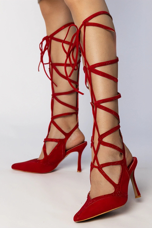 Sarkanie sieviešu augstpapēžu...