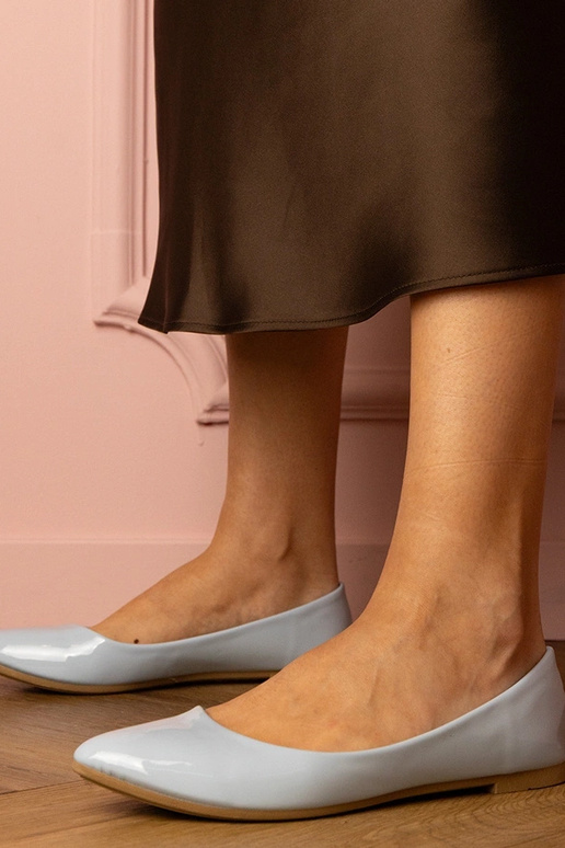 Zili lakoti sieviešu balerīnas Kalius Zili lakoti sieviešu balerīnas Kalius