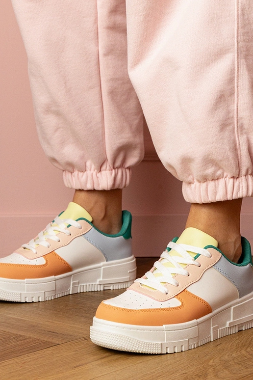 Oranži sieviešu sporta apavi uz...