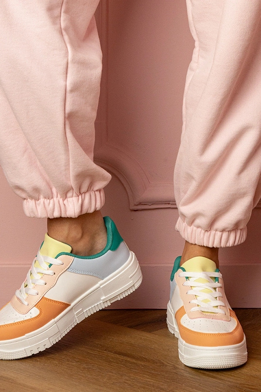 Oranži sieviešu sporta apavi uz...