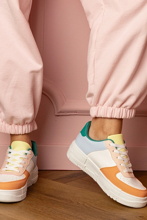 Oranži sieviešu sporta apavi uz...