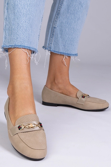 Brūni matēti mokasīni ar...