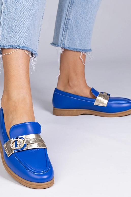 Smilšu krāsas mokasīni no mākslīgās...