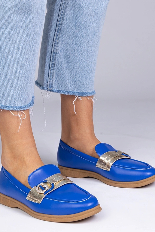 Smilšu krāsas mokasīni no mākslīgās...