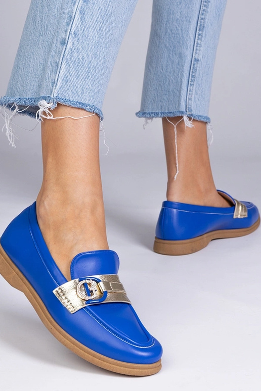 Smilšu krāsas mokasīni no mākslīgās...