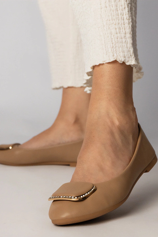 Brūnas sieviešu balerīnas ar...