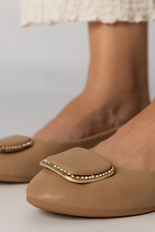 Brūnas sieviešu balerīnas ar...