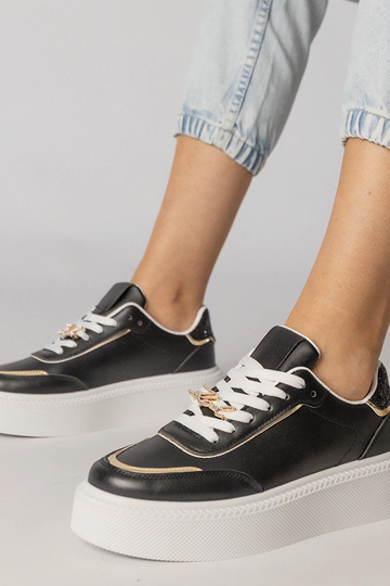 Melnas sporta apavi ar...