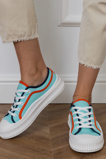 Zili sieviešu apavi uz... 2