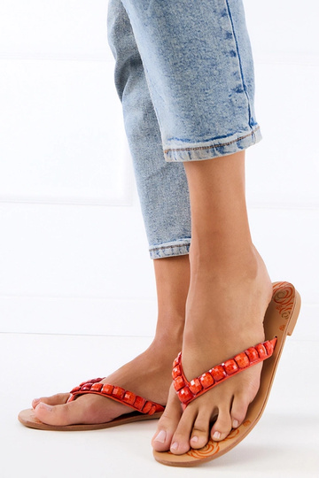 Oranži japāņu stila čības... 2