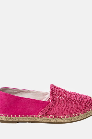 Rozā caurspīdīgas espadrilas uz platformas Plevis