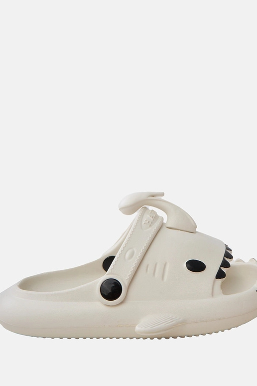 Baltas bērnu čības ar haizivju...