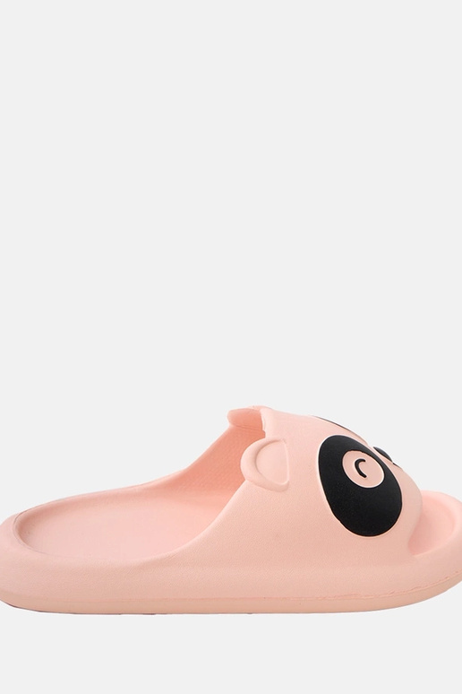 Rozā bērnu čības ar pandu motīviem Ketti