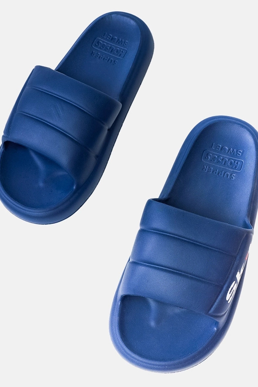 Tumši zila vīriešu gumijas čības Torwald