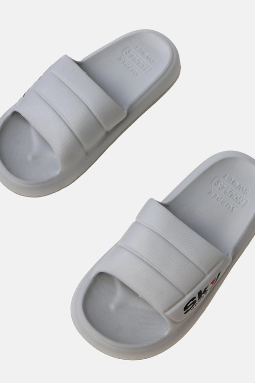 Pelēkas vīriešu gumijas čības Torwald