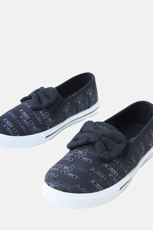 Melni bērnu sporta apavi ar lentīti...