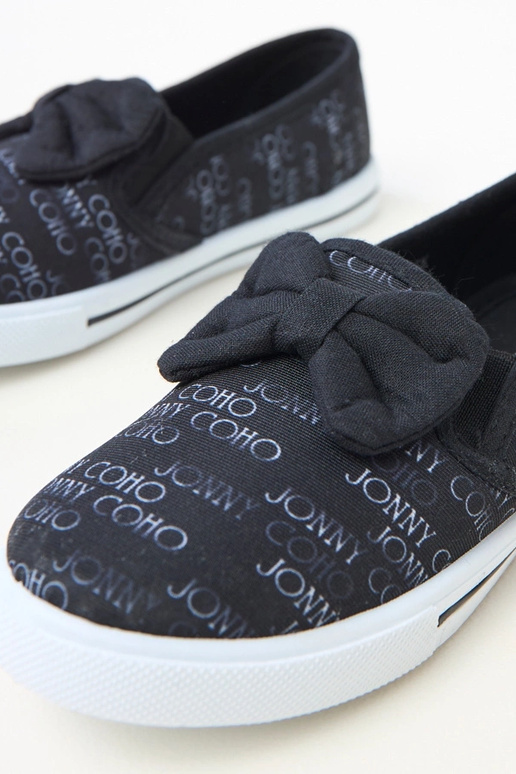 Melni bērnu sporta apavi ar lentīti...