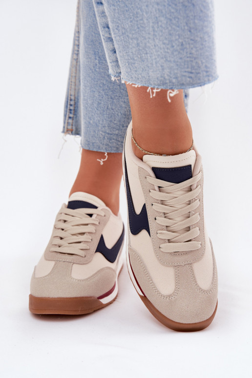 sporta apavi Sneakers modeļa apavi Sieviešu smilšu krāsas Zerina sporta apavi Sneakers modeļa apavi Sieviešu smilšu krāsas Zerina