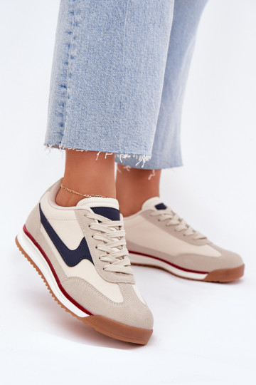 sporta apavi Sneakers modeļa apavi Sieviešu smilšu krāsas Zerina 2