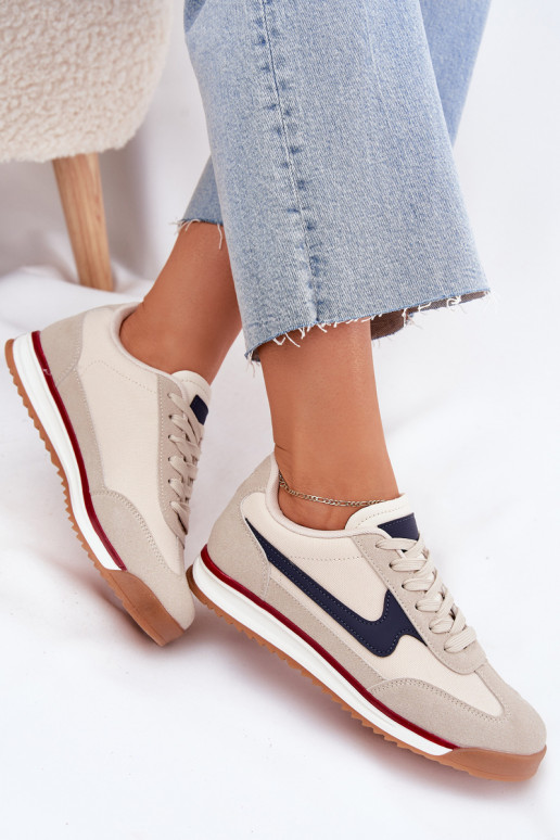 sporta apavi Sneakers modeļa apavi Sieviešu smilšu krāsas Zerina sporta apavi Sneakers modeļa apavi Sieviešu smilšu krāsas Zerina