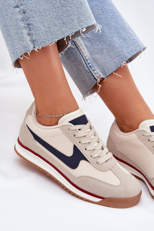 sporta apavi Sneakers modeļa apavi Sieviešu smilšu krāsas Zerina sporta apavi Sneakers modeļa apavi Sieviešu smilšu krāsas Zerina