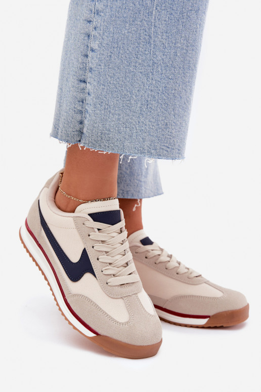sporta apavi Sneakers modeļa apavi Sieviešu smilšu krāsas Zerina sporta apavi Sneakers modeļa apavi Sieviešu smilšu krāsas Zerina