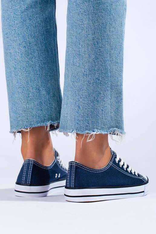 tumši zilas krāsas Sieviešu zābaki...