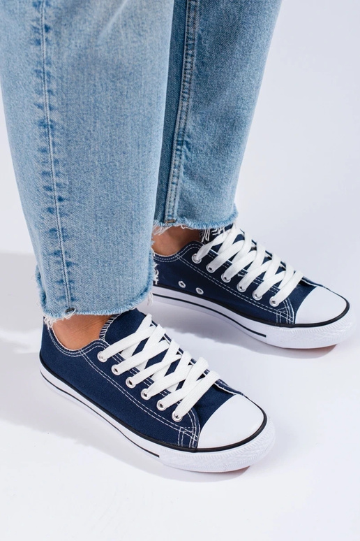 tumši zilas krāsas Sieviešu zābaki...