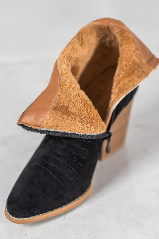 Kovboju stila augstpapēžu zābaki ar...