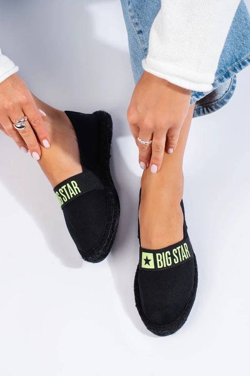 melnas krāsas espadrilas  BIG STAR...